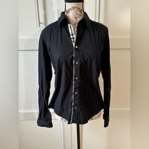 Burberry Black Fitted Shirt